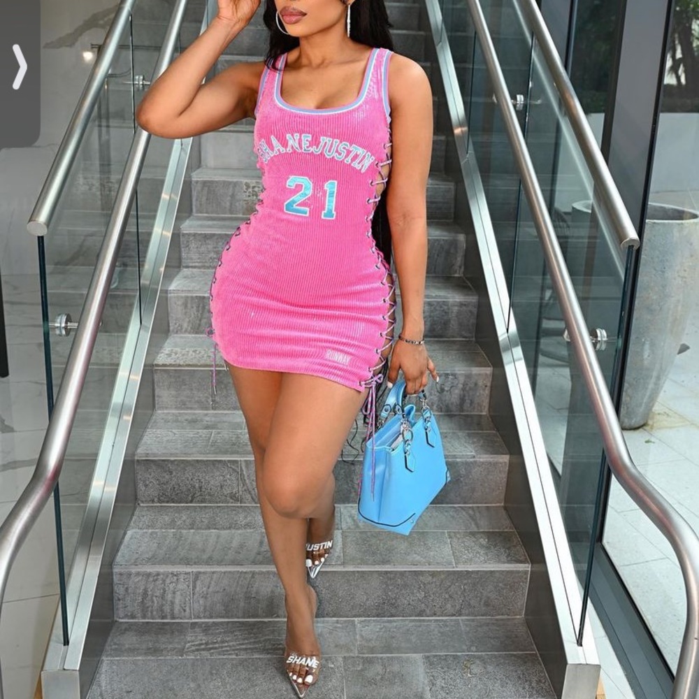 Shane Justin Sequin Dress